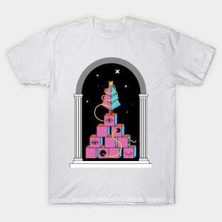 XMas cube magic portal T-Shirt